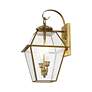 5_Livex Lighting Westover 16 1/2" High Antique Brass Outdoor Wall Light more views