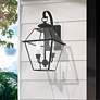3_Livex Lighting Westover 16 1/2" High Black Outdoor Wall Light more views