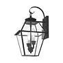 5_Livex Lighting Westover 16 1/2" High Black Outdoor Wall Light more views