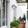 6_Livex Lighting Westover 16 1/2" High Black Outdoor Wall Light more views