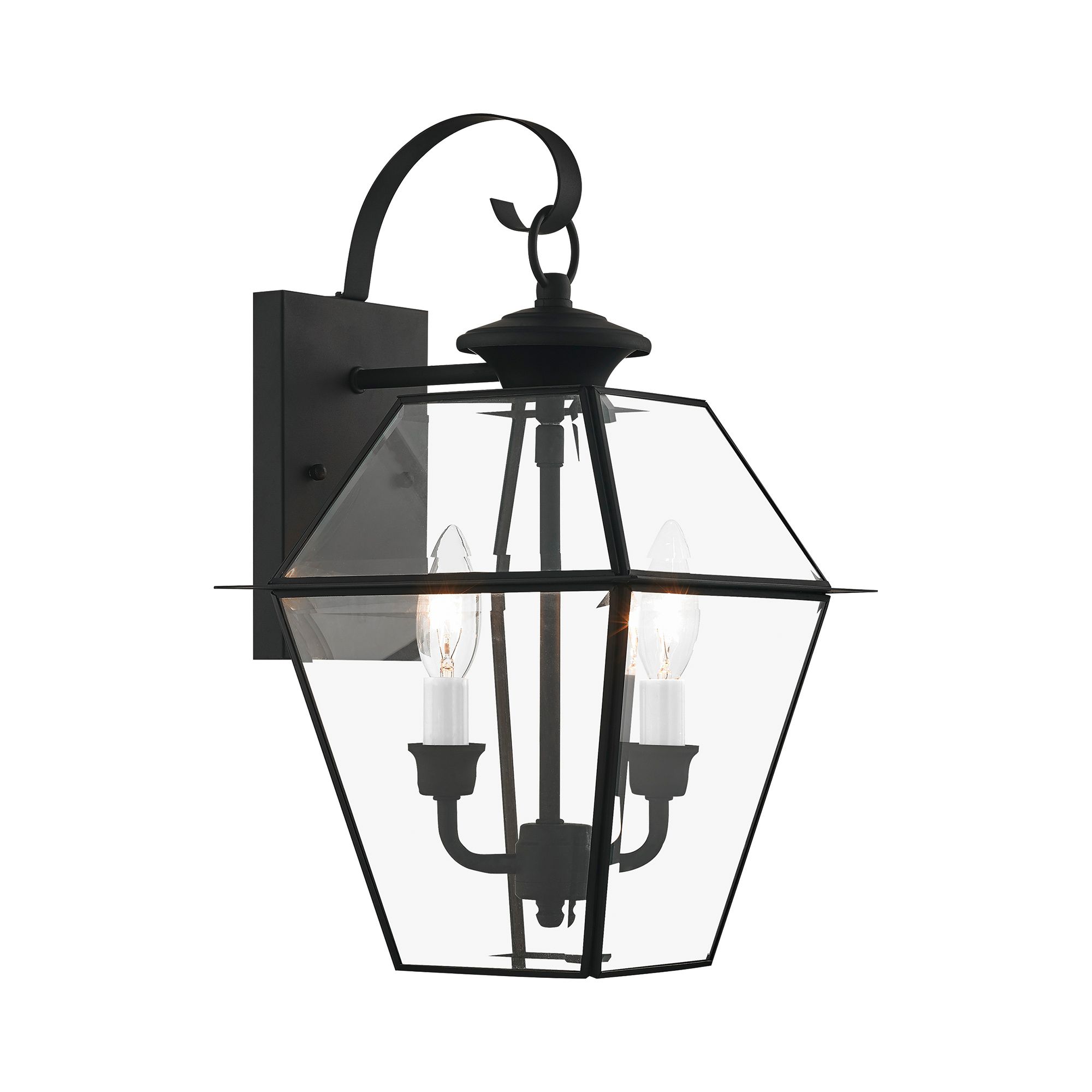 Livex Lighting Westover 16 1/2" High Black Outdoor Wall Light