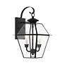 Livex Lighting Westover 16 1/2" High Black Outdoor Wall Light