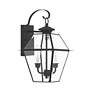 Livex Lighting Westover 16 1/2" High Black Outdoor Wall Light
