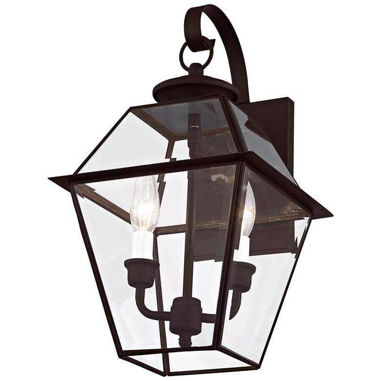 Image 3 Livex Lighting Westover 16 1/2" High Bronze Outdoor Wall Light more views
