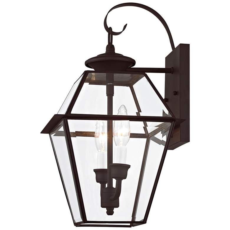 Image 4 Livex Lighting Westover 16 1/2" High Bronze Outdoor Wall Light more views