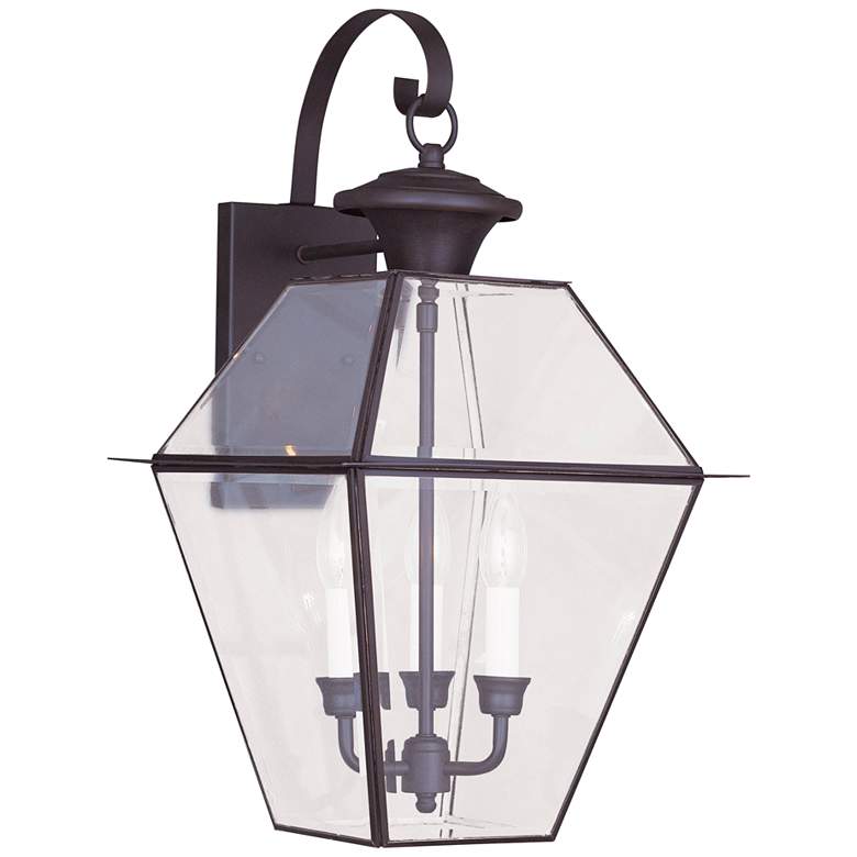 Image 2 Livex Lighting Westover 23 1/4" High Bronze Outdoor Wall Light