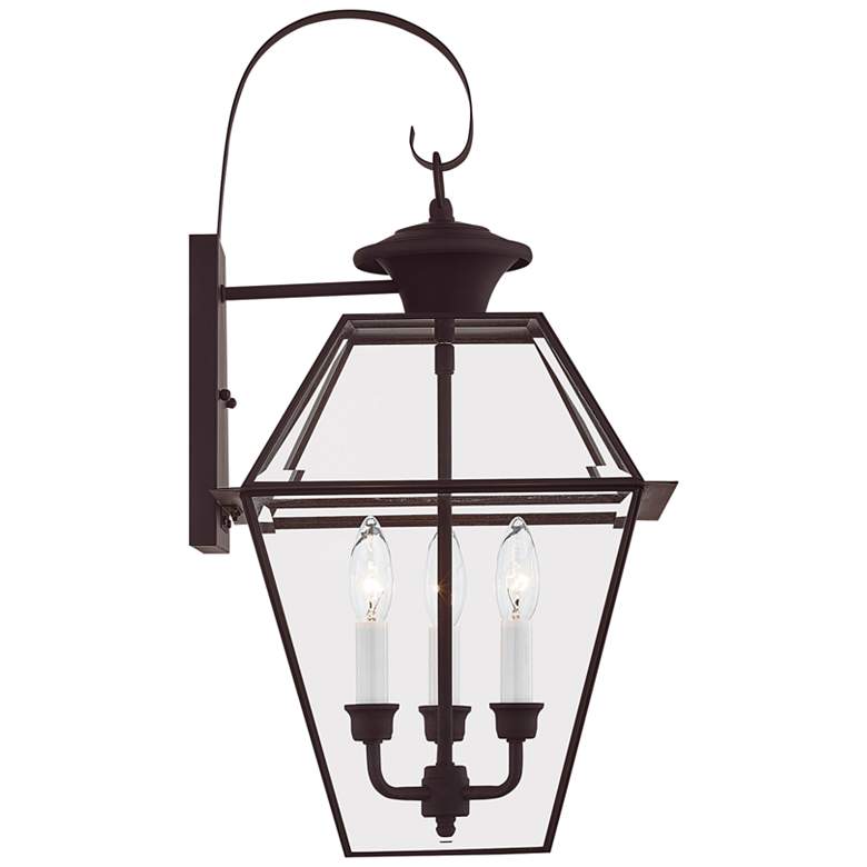 Image 3 Livex Lighting Westover 23 1/4" High Bronze Outdoor Wall Light more views