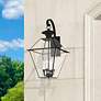 1_Livex Lighting Westover 27 1/2" High Black Outdoor Wall Light