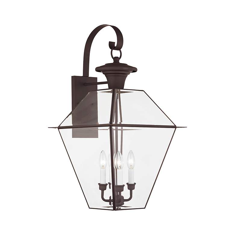 Image 4 Livex Lighting Westover 30" High Bronze Outdoor Wall Light more views