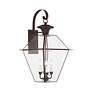 4_Livex Lighting Westover 30" High Bronze Outdoor Wall Light more views