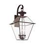 5_Livex Lighting Westover 30" High Bronze Outdoor Wall Light more views