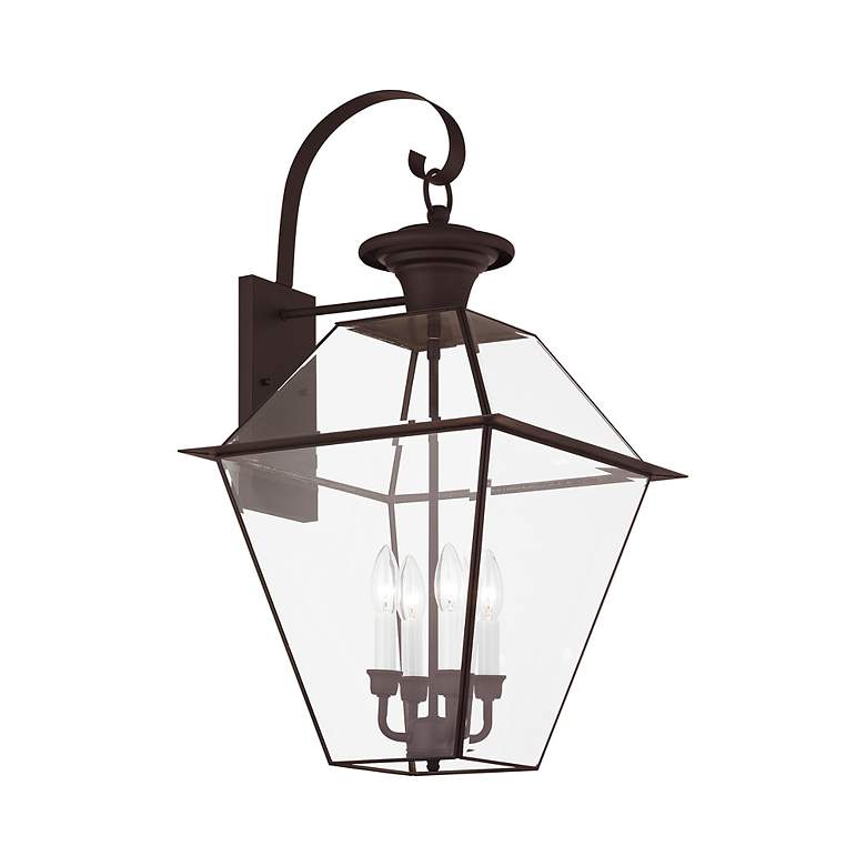 Image 6 Livex Lighting Westover 30" High Bronze Outdoor Wall Light more views