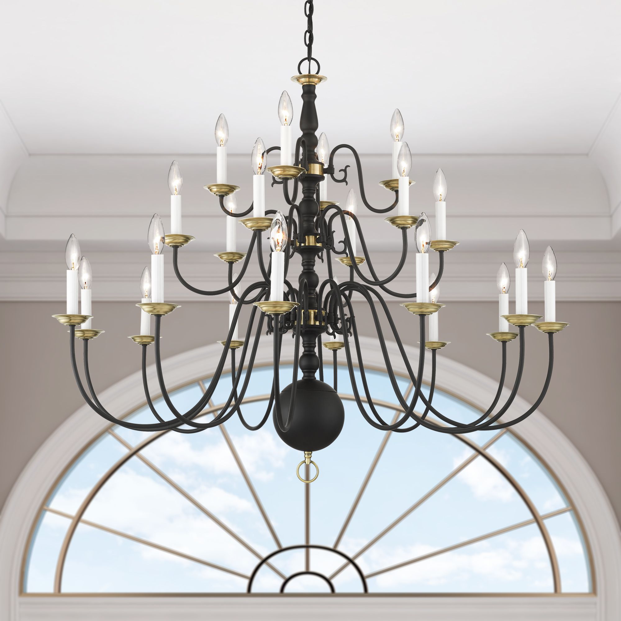 Livex Lighting Williamsburgh Black Collection