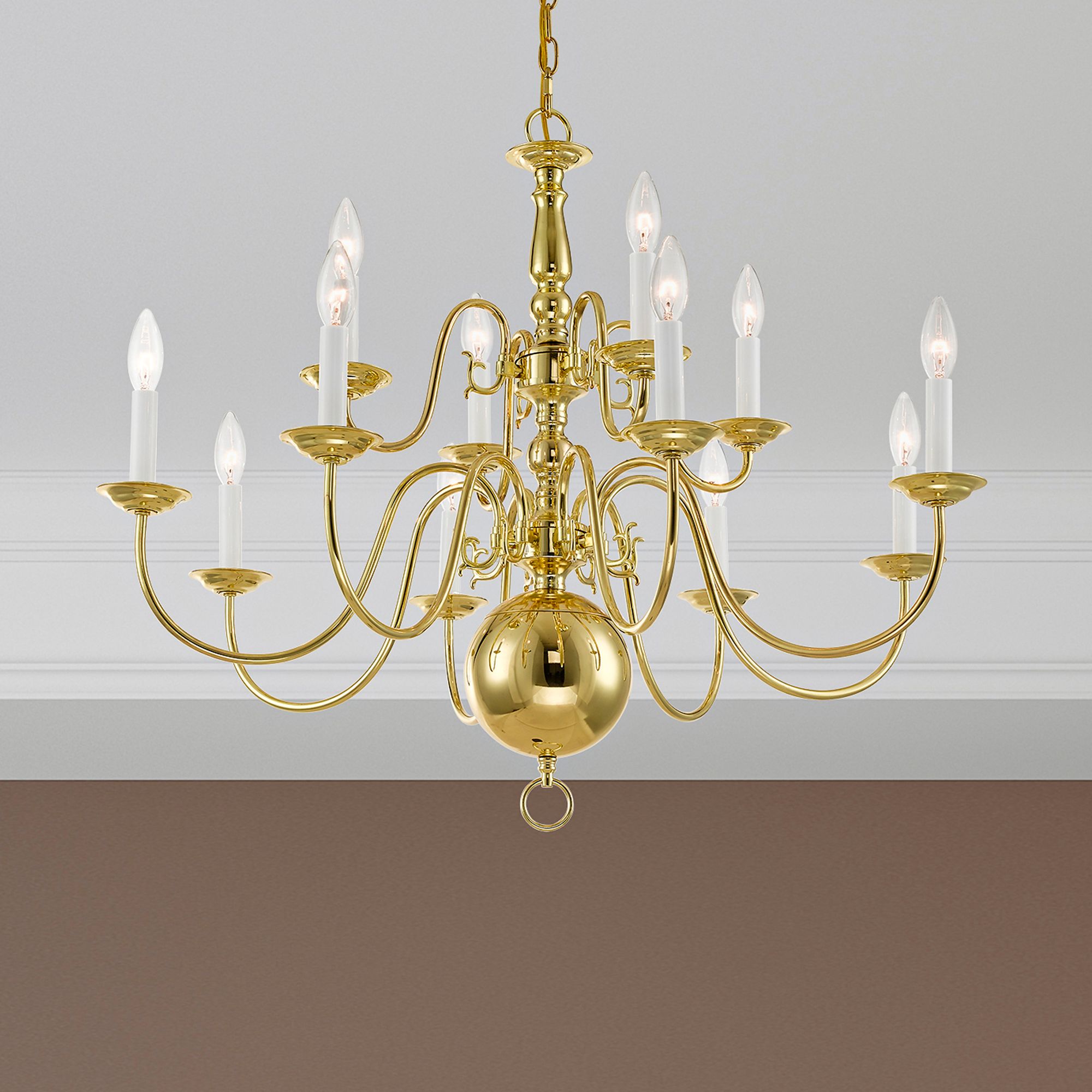 Livex Lighting Williamsburgh Brass - Antique Brass Collection