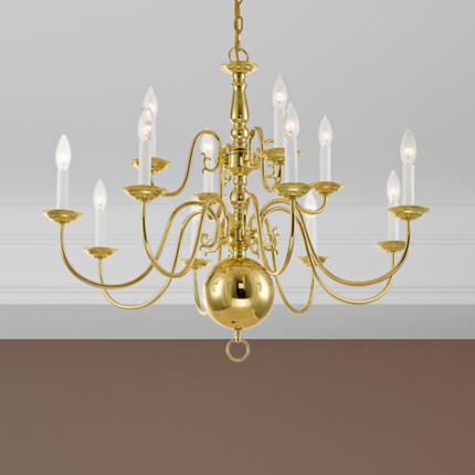 Livex Lighting Williamsburgh Brass - Antique Brass Collection
