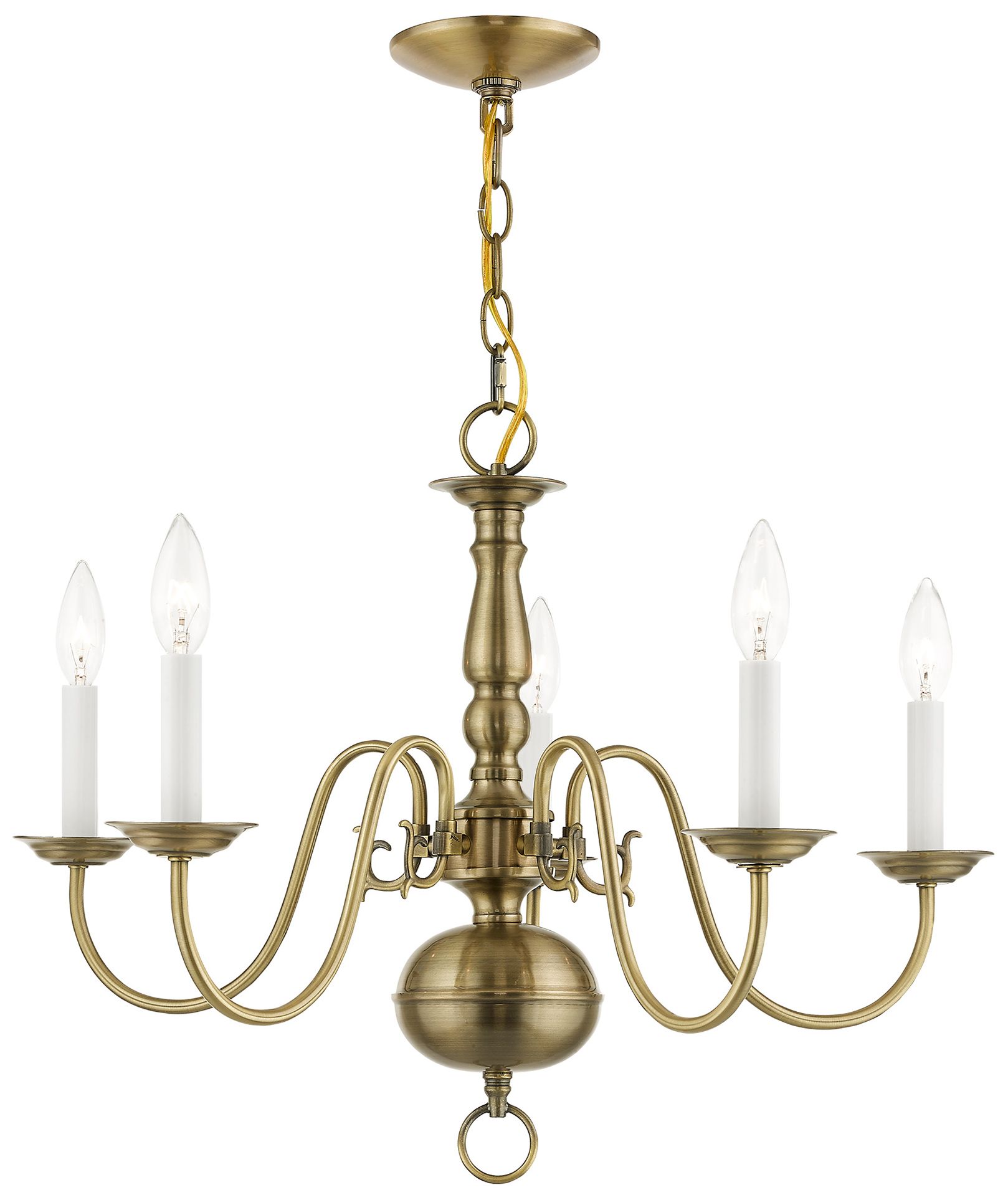 Livex Lighting Williamsburgh Brass - Antique Brass Collection