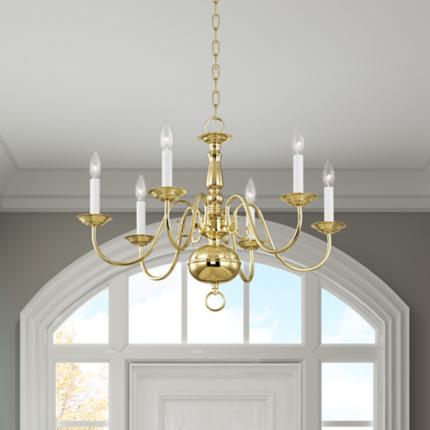Livex Lighting Williamsburgh Brass - Antique Brass Collection