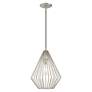 3_Livex Linz 11 1/2" Wide Brushed Nickel Mini Pendant more views