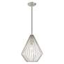 5_Livex Linz 11 1/2" Wide Brushed Nickel Mini Pendant more views