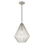 6_Livex Linz 11 1/2" Wide Brushed Nickel Mini Pendant more views