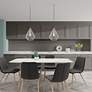 7_Livex Linz 11 1/2" Wide Brushed Nickel Mini Pendant more views