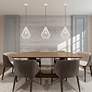 7_Livex Linz 11 1/2" Wide White Mini Pendant more views