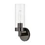 3_Livex Ludlow 11 3/4" High Black Chrome ADA Wall Sconce more views