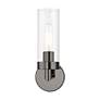 4_Livex Ludlow 11 3/4" High Black Chrome ADA Wall Sconce more views