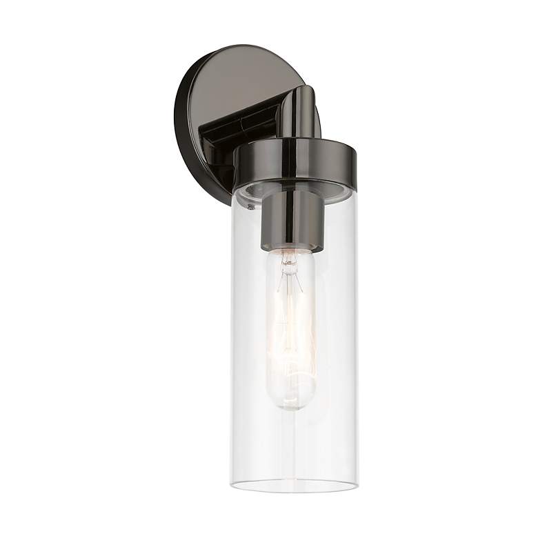 Image 5 Livex Ludlow 11 3/4" High Black Chrome ADA Wall Sconce more views