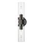 4_Livex Ludlow 19 1/4" High Black Chrome 2-Light ADA Vanity Wall Sconce more views