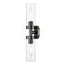 5_Livex Ludlow 19 1/4" High Black Chrome 2-Light ADA Vanity Wall Sconce more views