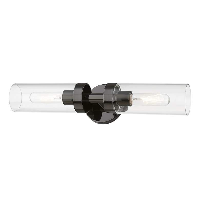 Image 7 Livex Ludlow 19 1/4" High Black Chrome 2-Light ADA Vanity Wall Sconce more views