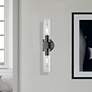 Livex Ludlow 19 1/4" High Black Chrome 2-Light ADA Vanity Wall Sconce