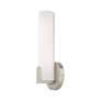 7_Livex Lund 12" High Brushed Nickel Modern LED Wall Sconce more views