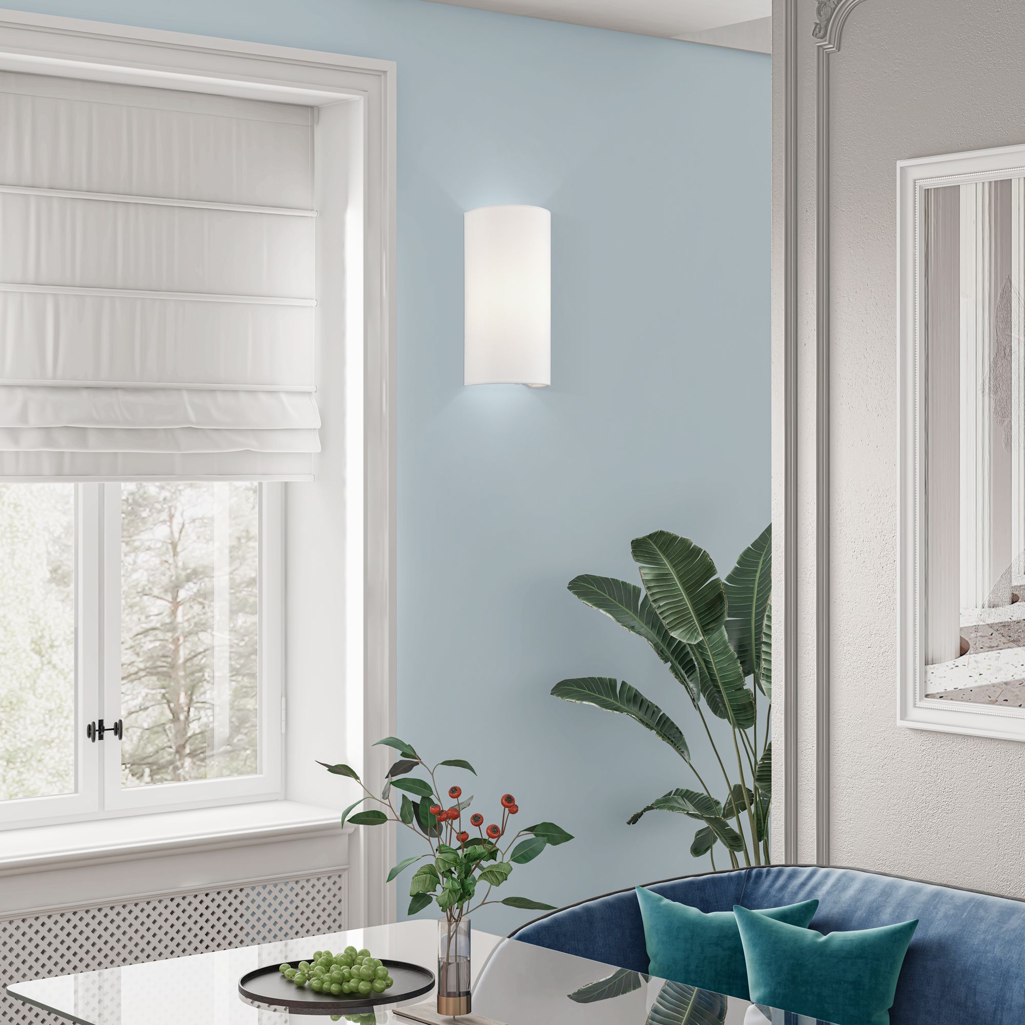 Livex Manorwood 11" High White ADA Wall Sconce