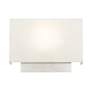 Thumbnail3 of Livex Meadow 14" Wide Brushed Nickel White Shade Modern Sconce more views