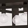 3_Livex Milford 11" Wide Brze and Glass 4-Light Sq Ceiling Light more views