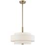 2_Livex Monroe 18" Wide Antique Brass 3-Tier Drum Pendant
