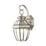 6_Livex Monterey 12.5" High Brushed Nickel Outdoor Lantern Wall Light more views