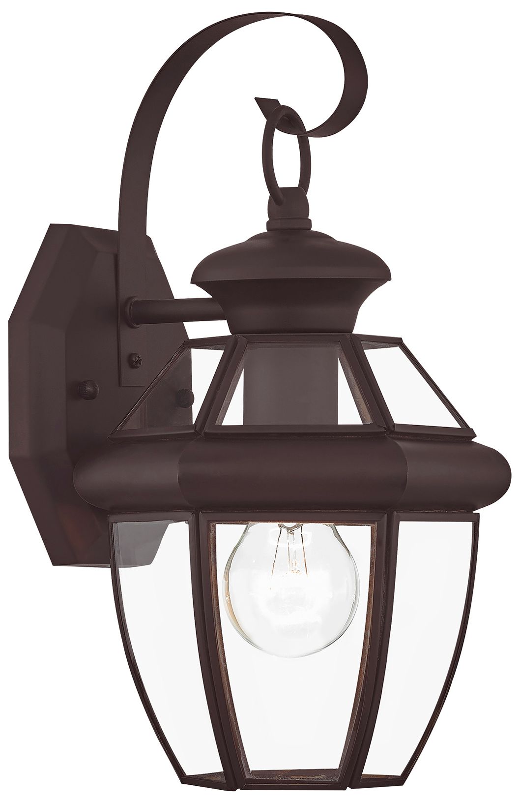 Livex Monterey 12 1/2" High Bronze Outdoor Wall Light