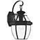 Livex Monterey 13" High Black Outdoor Wall Light