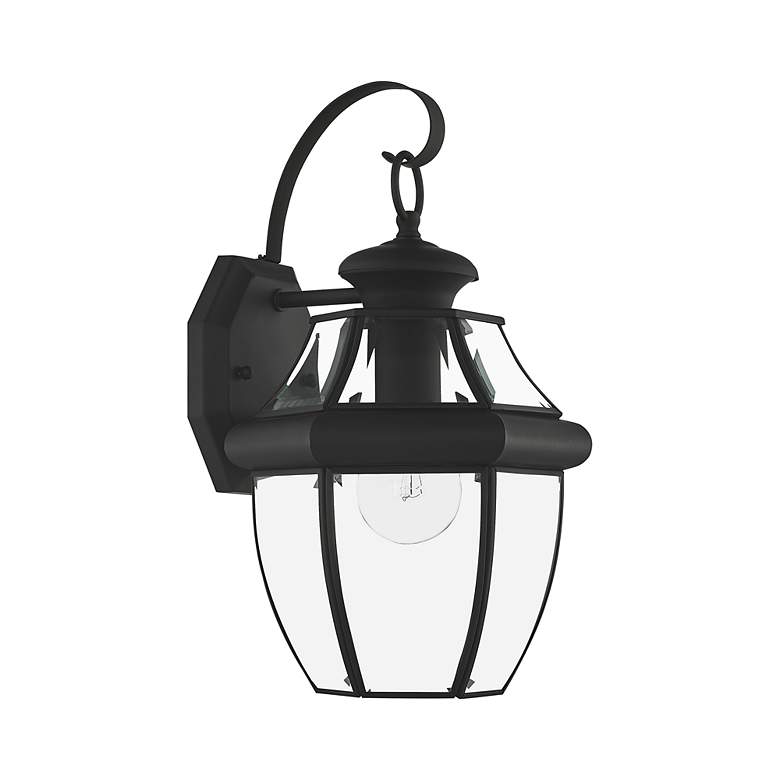 Image 4 Livex Monterey 13" High Black Outdoor Wall Light more views