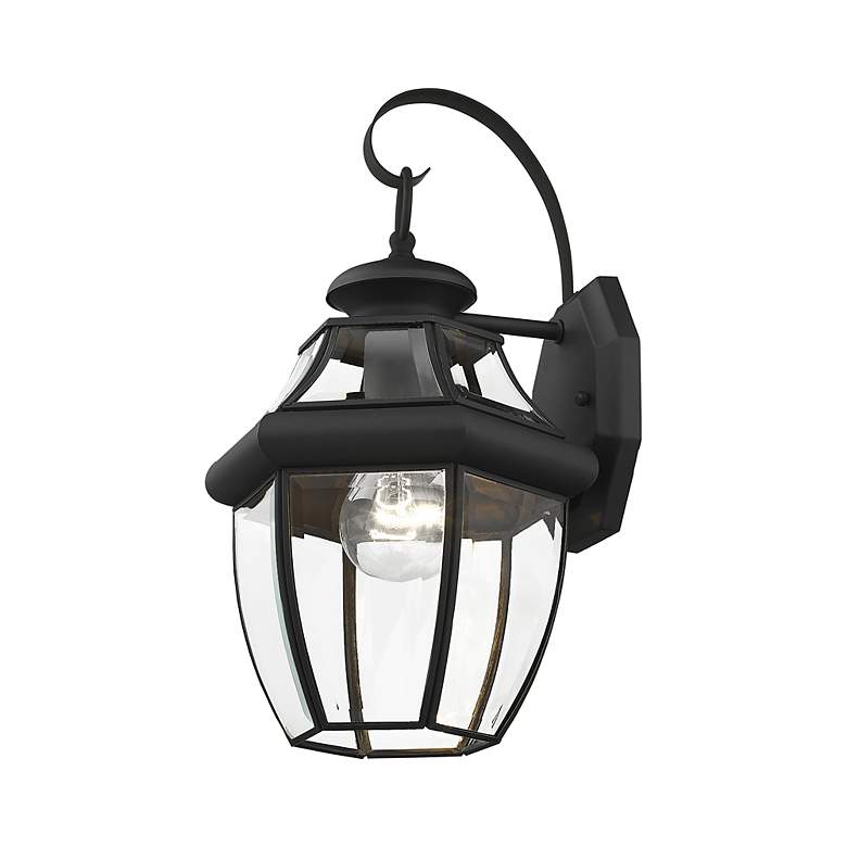 Image 7 Livex Monterey 13" High Black Outdoor Wall Light more views
