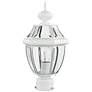 1_Livex Monterey 16 1/2" High White Lantern Outdoor Post Light