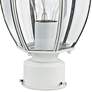 3_Livex Monterey 16 1/2" High White Lantern Outdoor Post Light more views
