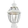 4_Livex Monterey 16 1/2" High White Lantern Outdoor Post Light more views