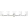 2_Livex Munich 42" Wide Brushed Nickel 5-Light Bath Light