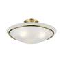 7_Livex Newburgh 16" Wide Antique Brass Alabaster Glass Ceiling Light more views