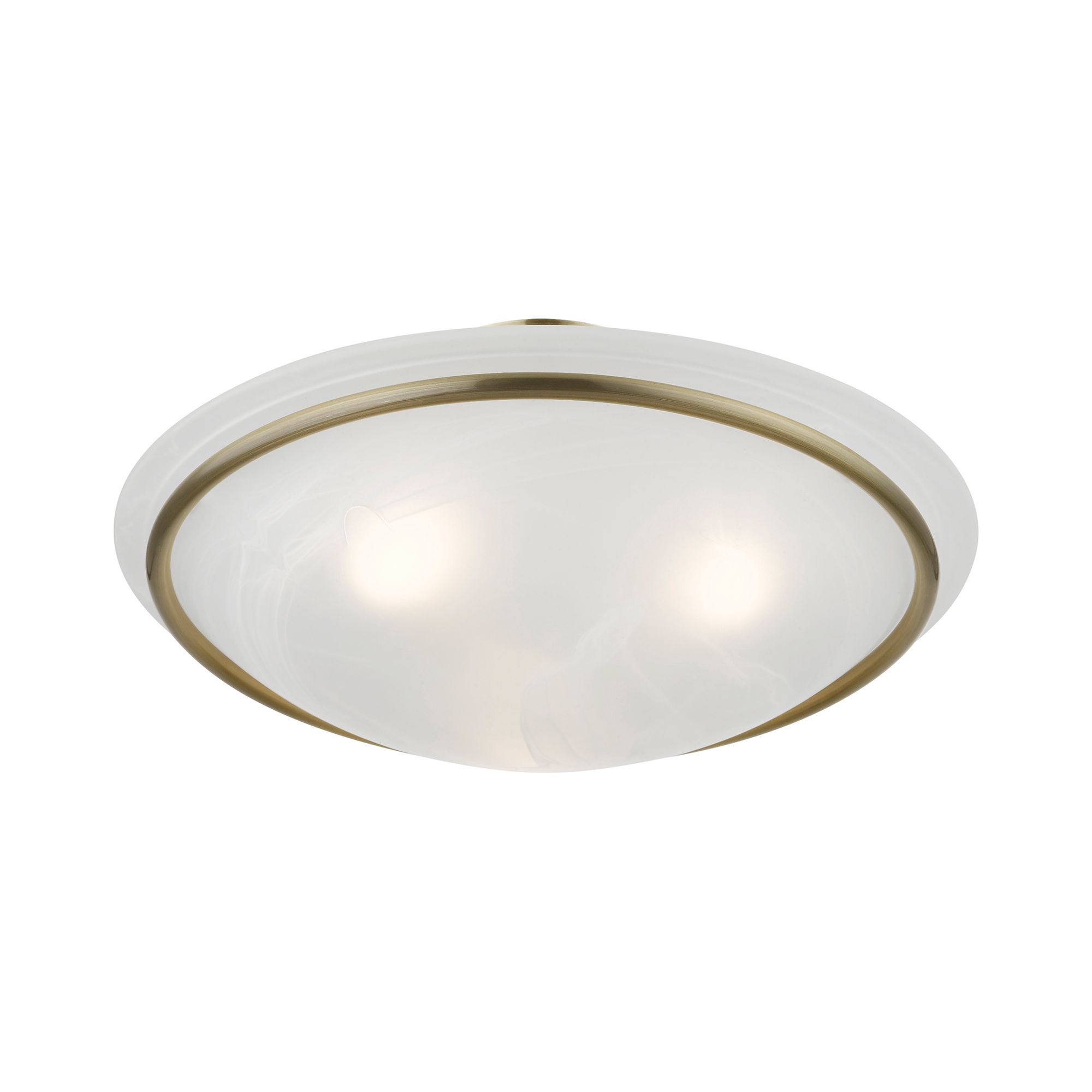 Livex Newburgh 16" Wide Antique Brass Alabaster Glass Ceiling Light in scene