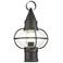 Livex Newburyport 15" High Charcoal Outdoor Post Light